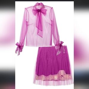 Rodarte For Target Tulle Lace Skirt